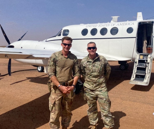 27th Brigade Commander visits 69th in Africa 