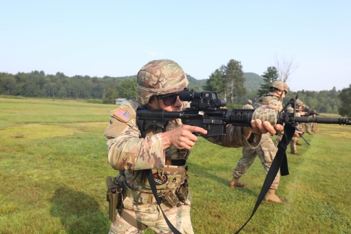 NY Army Guard competes in regional shooting match