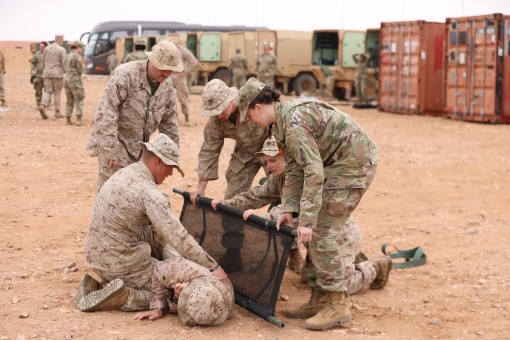NY Guard Soldiers train with Marines in Morocco