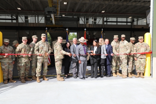 Ribbon Cutting for New Maintenance Facility