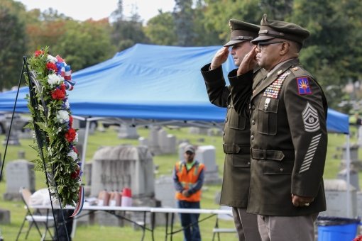 NY National Guard honors Pres. Chester Arthur 