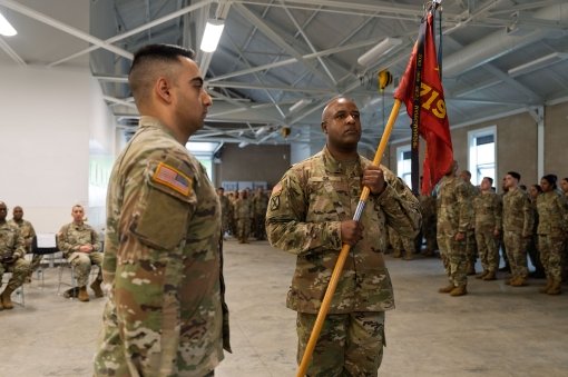 New top sergeant for 719th Truck Company 