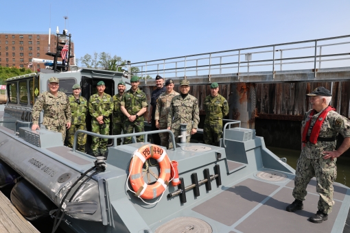 Swedish officers visit New York Naval Militia 