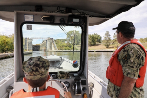 Naval Militia patrols Erie Canal 