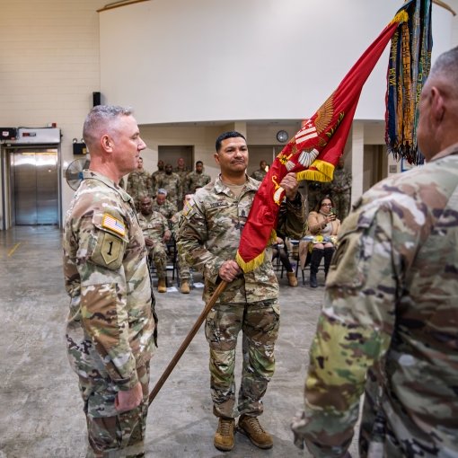 New top NCO for 258th Field Artillery 