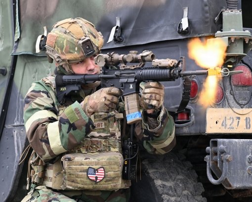 Airman exercises skills during readiness exercise 