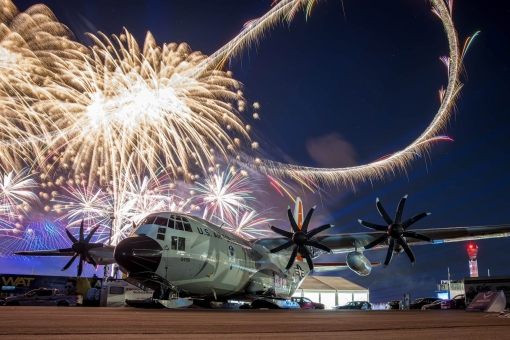 109th Airlift Wing at Oshkosh Air Show 