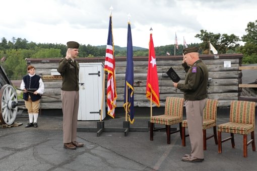 Army Guard officer promoted at Fort William Henry 
