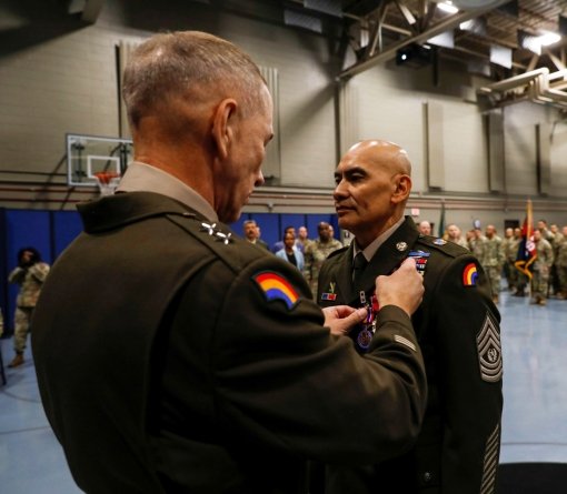 Command Sgt. Major retires after 43 years 