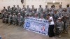 Base Defense Soldiers Say Goodbye