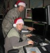 Air Guard Members Tracking Santa