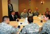 Governor Paterson  Meets Guard Soldiers, Families