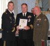 Naval Militia Retiree Honored. photo