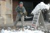 Troops Clear Snow after City’s Second Winter Storm