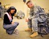 Miss Westchester County Visits Soldiers