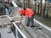 Guard Soldier Learns Naval Chores