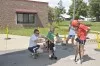 Kids Learning Climbing Skills from Air Guard