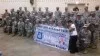 Base Defense Soldiers Say Goodbye