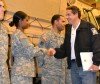 Governor Greets Troops Deployed For Sandy