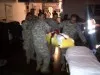 Guard Soldiers Evacuate Bellevue Hospital