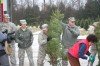 Guard Troops Help Send Trees to Fort Bragg