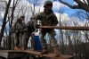 Soldiers train on Leadership Reaction Course