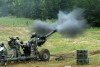 Artillerymen fire at Fort Drum