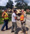 Guard Troops assist in storm recovery