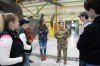 Students learn about Army Aviation