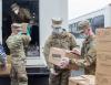 Soldier deliver meals in Chenango County 