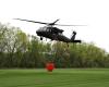 Army Guard aircrews practice aerial firefighting 