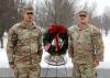 Soldiers honor veterans at wreath ceremony