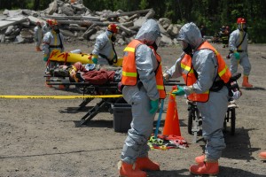 New York National Guard Trains For Dirty Bomb Disaster