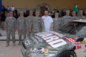 Dale Earnhardt Jr. and Guard Soldiers unveil paint scheme for Daytona NASCAR race