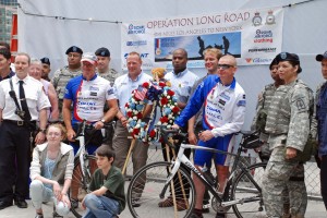 Task Force Empire Shield Welcomes RAF Bike-Riders to New York City