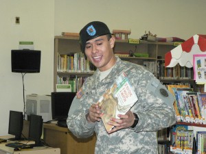 National Guard Soldier Reaches out through Reading to NYC Children