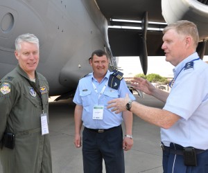 Air National Guard Commander Show Cases C-17 at International Airshow