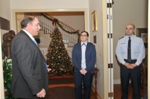 109th AW officers’ council donates to Fisher House