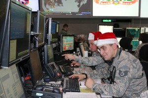Eastern Air Defense Sector Tracks Santa on Christmas Eve