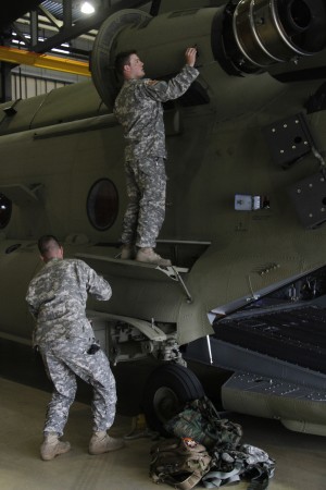 Aviation Mission Rained Out, But Soldiers Train Anyway 