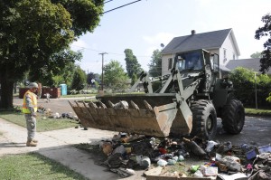 Western New York Guard troops mobilized for flood clean up