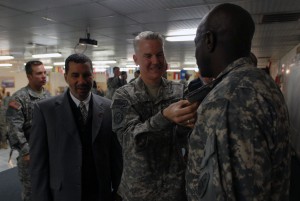 Governor Paterson Visits New York Soldiers in Afghanistan