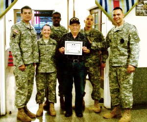 City Soldiers Assist WWII, New York Guard Veteran