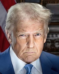  Donald  Trump, President of the United States of America