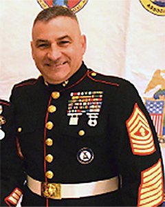 Master Gunnery Sergeant Sal Rignola, Force Senior Enlisted Leader, New York Naval Militia