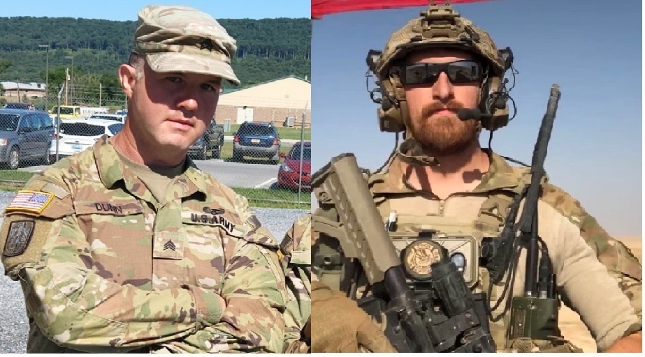 
                Army Sgt. William Dunn, a member of the 101st Expeditionary Signal Battalion, left, and Air Force Tech Sgt. Jeremy Miter, assigned to the 274th Air Operations Support Squadron, will be representing the New York National Guard and the U.S. military at the annual international course taught at the Brazilian military's jungle warfare training school in Manas, Brazil. The New York National Guard has sent Soldiers and Airmen to the school since 2019 as part of  a State Partnership Program agreement with Brazil's armed forces . (courtesy photos)            