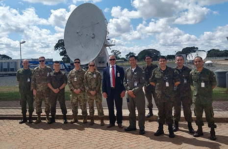 NY Airmen discuss space operations with Brazilian counterparts