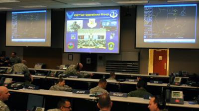 Virtual Flag computer wargame hones skills of 152nd Air Operations Group Airmen