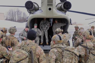 Army Guard Aviators and Air Guard JTACs Train Together at Fort Drum
