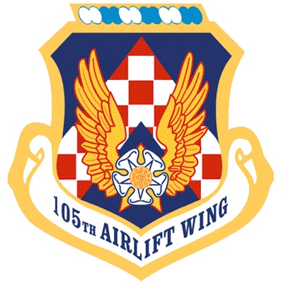 105th Airlift Wing unit insignia